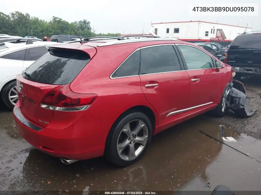 2013 Toyota Venza Le/Xle/Limited VIN: 4T3BK3BB9DU095078 Lot: 42604446