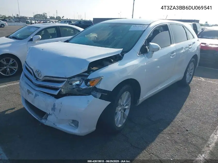 2013 Toyota Venza Le VIN: 4T3ZA3BB6DU069541 Lot: 42619915