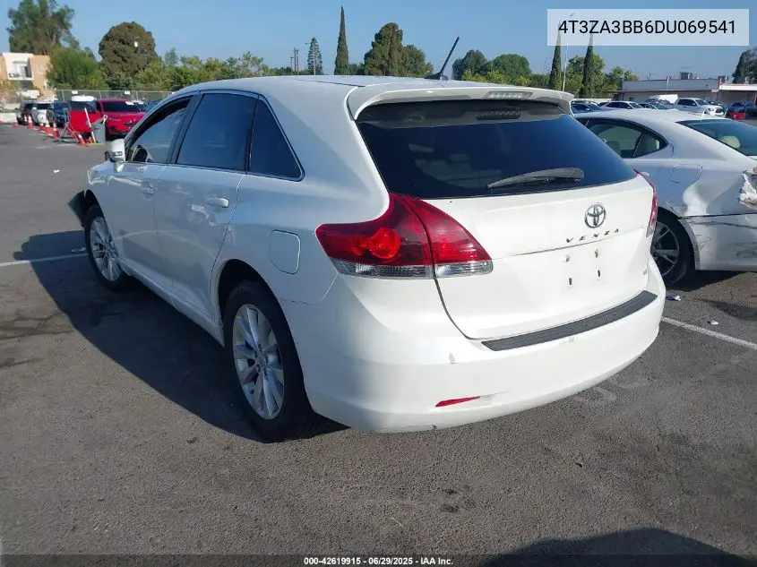2013 Toyota Venza Le VIN: 4T3ZA3BB6DU069541 Lot: 42619915