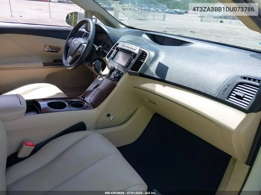 2013 Toyota Venza Le VIN: 4T3ZA3BB1DU073786 Lot: 42639858