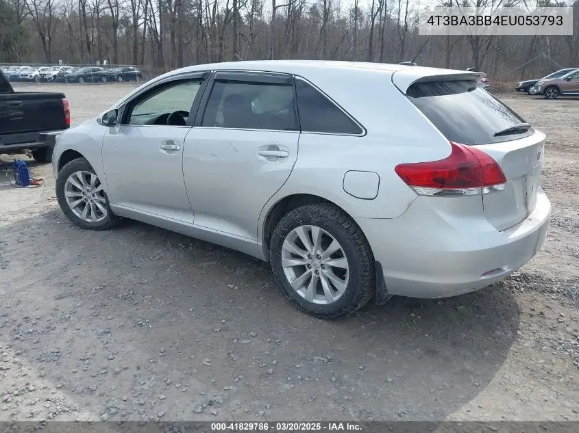 2014 Toyota Venza Le VIN: 4T3BA3BB4EU053793 Lot: 41829786