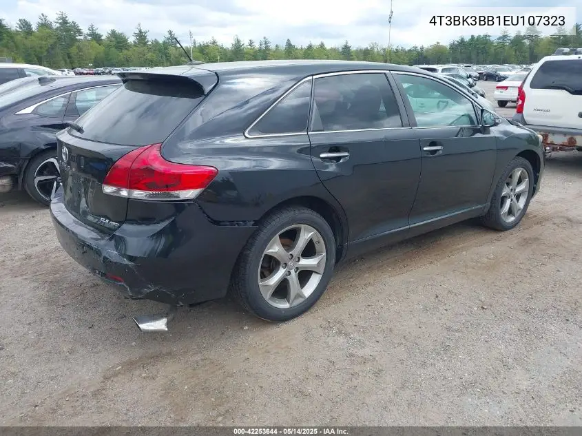 2014 Toyota Venza Xle V6 VIN: 4T3BK3BB1EU107323 Lot: 42253644