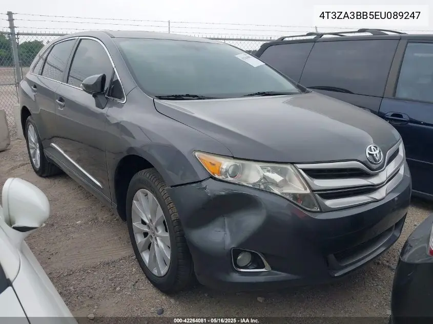 4t3za3bb5eu089247 4T3ZA3BB5EU089247 2014 Toyota Venza Le