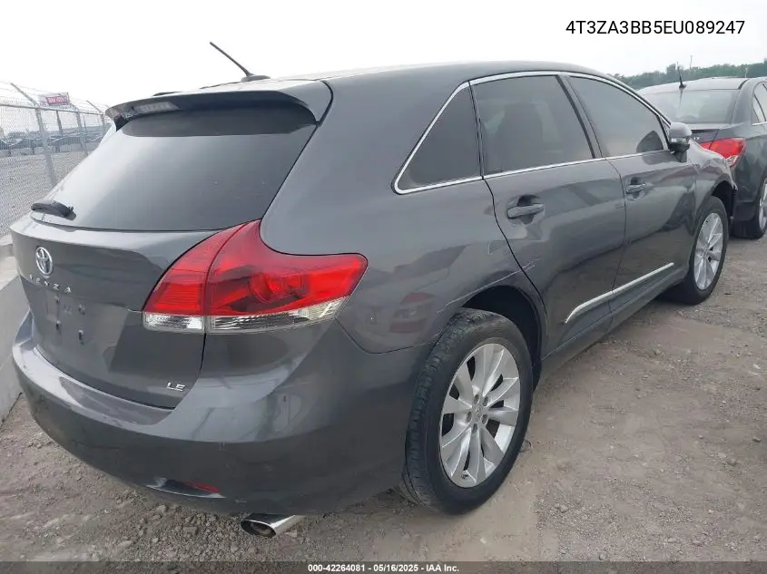 4t3za3bb5eu089247 4T3ZA3BB5EU089247 2014 Toyota Venza Le