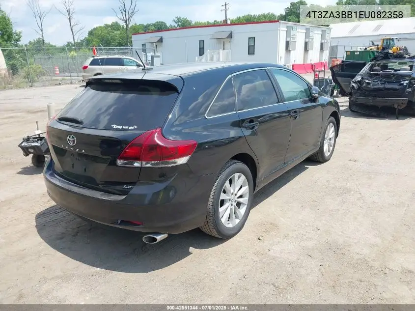 2014 Toyota Venza Le VIN: 4T3ZA3BB1EU082358 Lot: 42551344