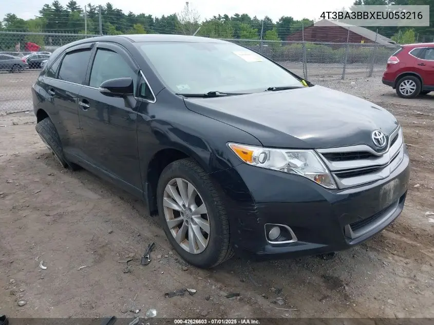 2014 Toyota Venza Xle VIN: 4T3BA3BBXEU053216 Lot: 42626603