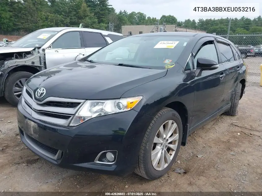 2014 Toyota Venza Xle VIN: 4T3BA3BBXEU053216 Lot: 42626603