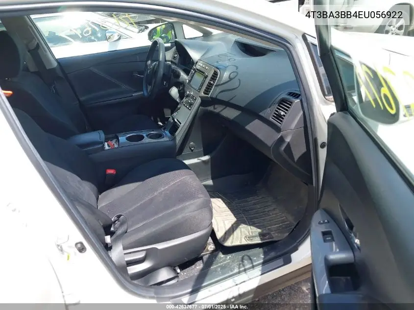 2014 Toyota Venza Le VIN: 4T3BA3BB4EU056922 Lot: 42637677