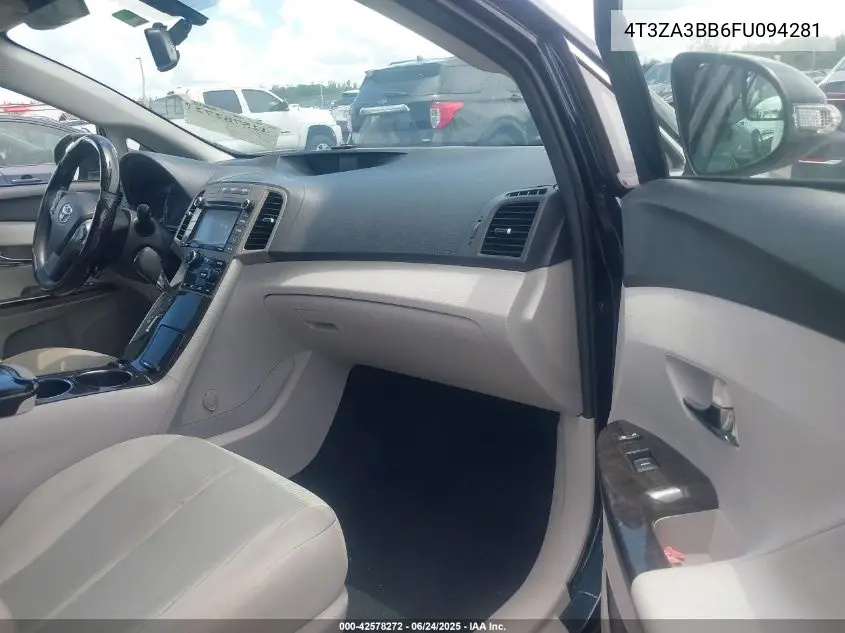 2015 Toyota Venza Le VIN: 4T3ZA3BB6FU094281 Lot: 42578272