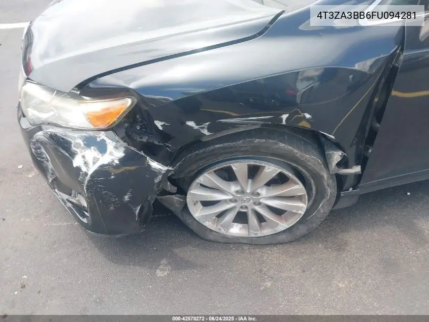 2015 Toyota Venza Le VIN: 4T3ZA3BB6FU094281 Lot: 42578272