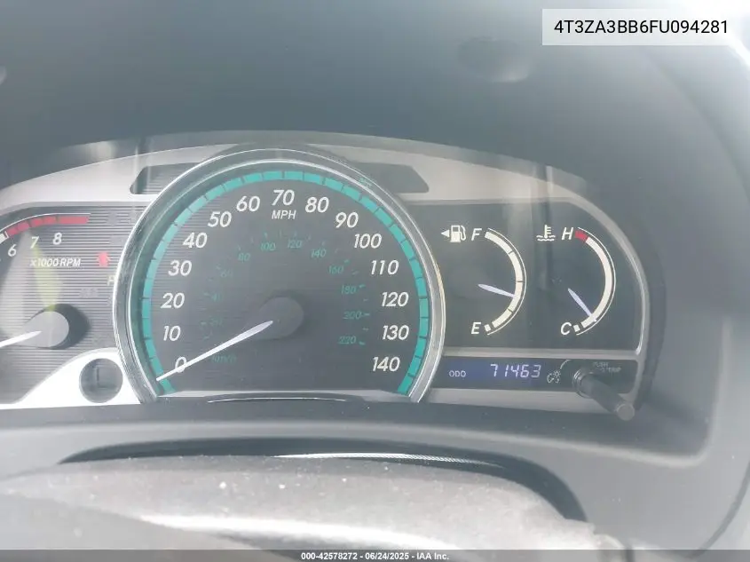 2015 Toyota Venza Le VIN: 4T3ZA3BB6FU094281 Lot: 42578272