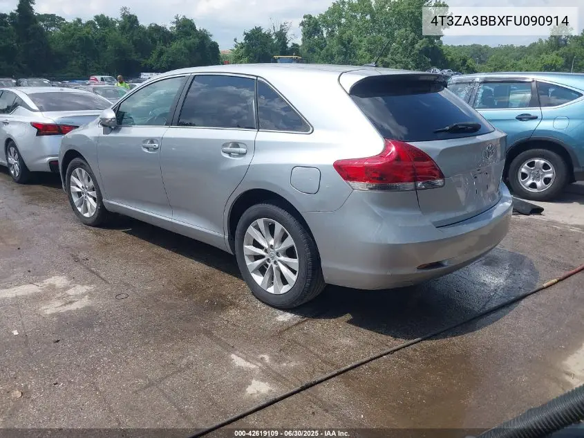 2015 Toyota Venza Le VIN: 4T3ZA3BBXFU090914 Lot: 42619109
