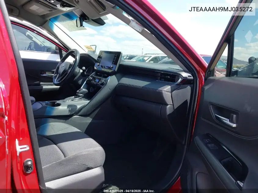 2021 Toyota Venza Le VIN: JTEAAAAH9MJ035272 Lot: 42077329