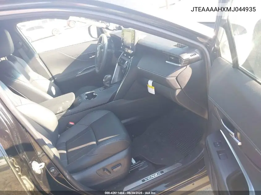 2021 Toyota Venza Xle VIN: JTEAAAAHXMJ044935 Lot: 42611484