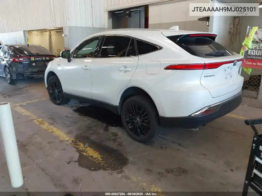 2021 Toyota Venza Xle VIN: JTEAAAAH9MJ025101 Lot: 42627284