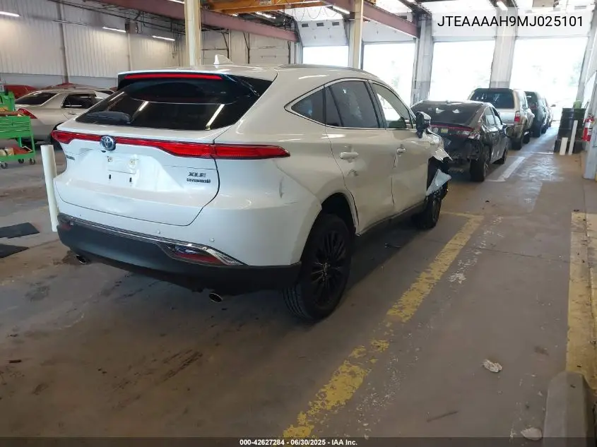 2021 Toyota Venza Xle VIN: JTEAAAAH9MJ025101 Lot: 42627284
