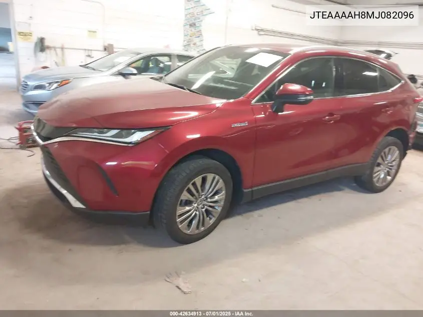 2021 Toyota Venza Xle VIN: JTEAAAAH8MJ082096 Lot: 42634913