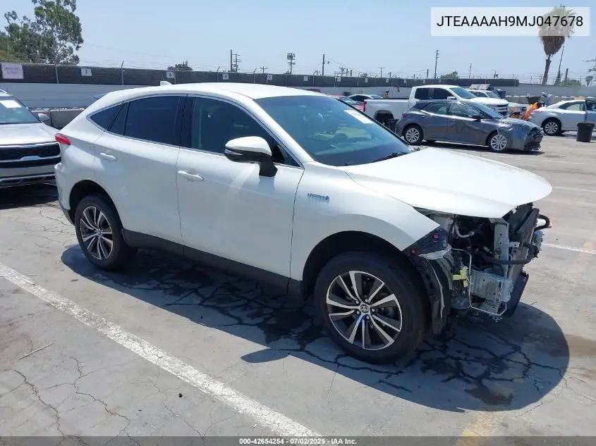 2021 Toyota Venza Le VIN: JTEAAAAH9MJ047678 Lot: 42654254