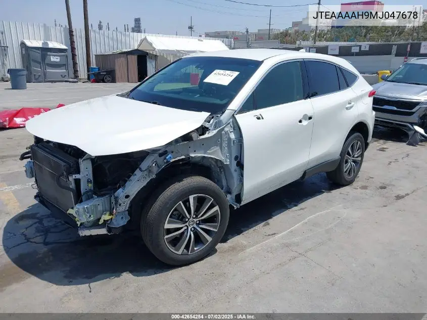 2021 Toyota Venza Le VIN: JTEAAAAH9MJ047678 Lot: 42654254