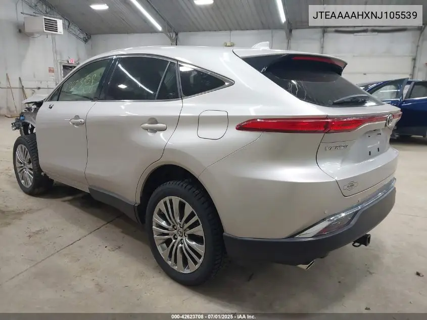 2022 Toyota Venza Le/Xle/Limited VIN: JTEAAAAHXNJ105539 Lot: 42623708