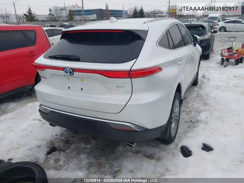 2024 Toyota Venza VIN: JTEAAAAH8RJ182917 Lot: 12250914