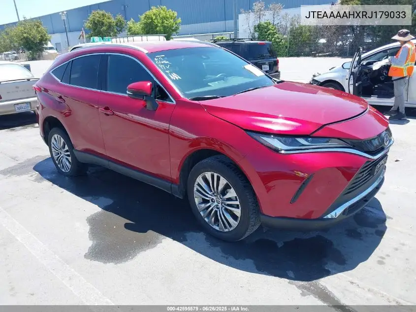 2024 Toyota Venza Xle VIN: JTEAAAAHXRJ179033 Lot: 42595579