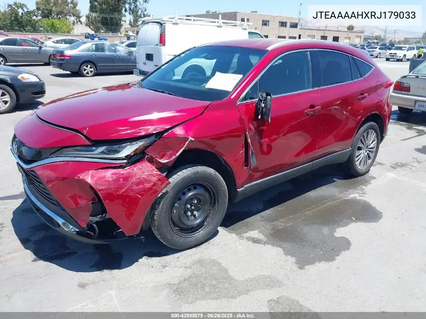 2024 Toyota Venza Xle VIN: JTEAAAAHXRJ179033 Lot: 42595579