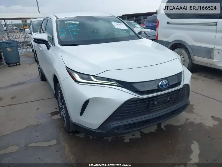 2024 Toyota Venza Le VIN: JTEAAAAH8RJ166524 Lot: 42654205