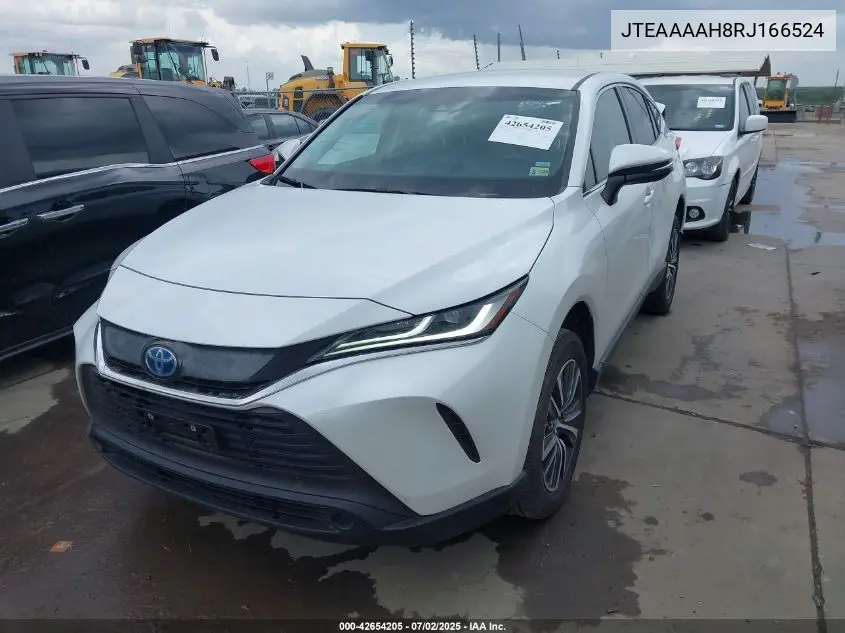 2024 Toyota Venza Le VIN: JTEAAAAH8RJ166524 Lot: 42654205