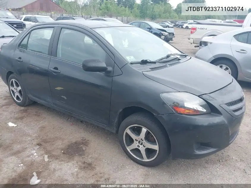 2007 Toyota Yaris VIN: JTDBT923371102974 Lot: 42608738