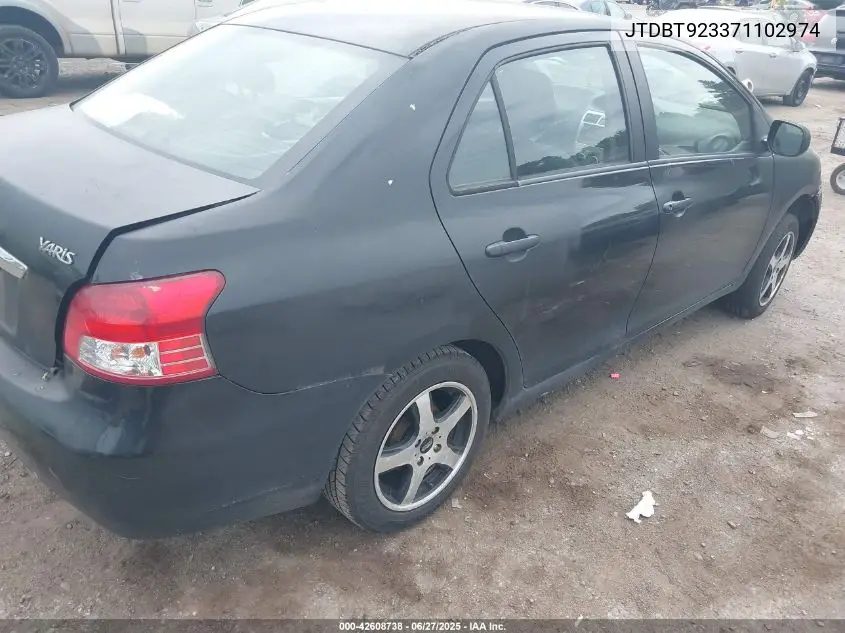 2007 Toyota Yaris VIN: JTDBT923371102974 Lot: 42608738