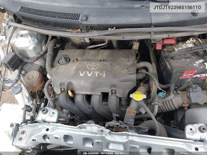 2008 Toyota Yaris VIN: JTDJT923985156110 Lot: 42255368