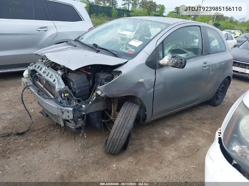 2008 Toyota Yaris VIN: JTDJT923985156110 Lot: 42255368