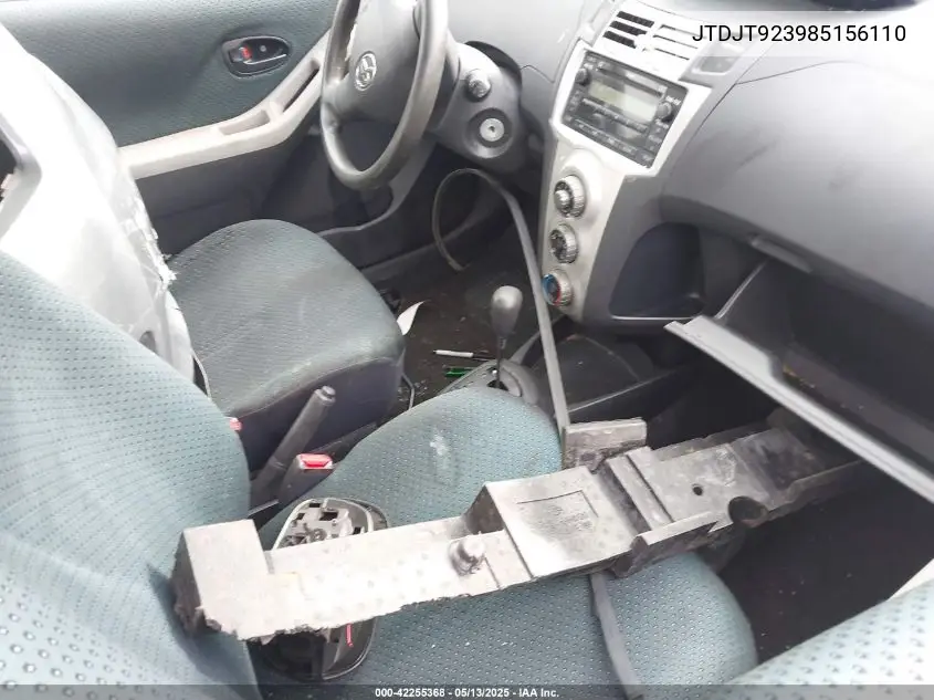 2008 Toyota Yaris VIN: JTDJT923985156110 Lot: 42255368