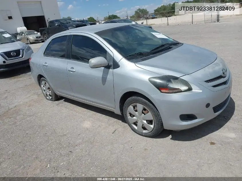 2008 Toyota Yaris VIN: JTDBT923381282409 Lot: 42611348