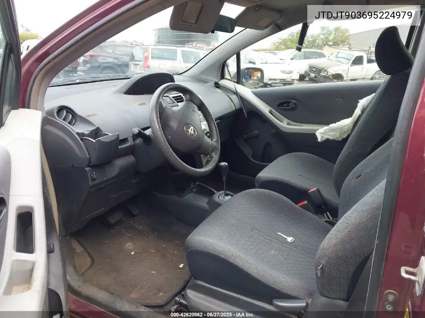 2009 Toyota Yaris S VIN: JTDJT903695224979 Lot: 42620962