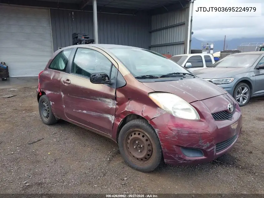 2009 Toyota Yaris S VIN: JTDJT903695224979 Lot: 42620962