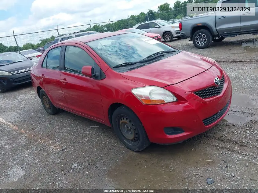 2009 Toyota Yaris VIN: JTDBT903291324329 Lot: 42642208