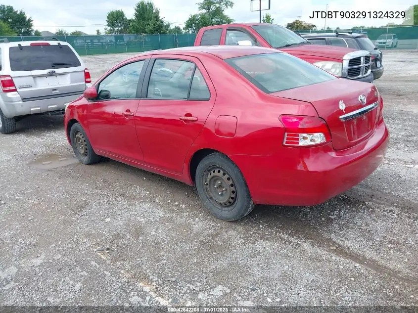 2009 Toyota Yaris VIN: JTDBT903291324329 Lot: 42642208