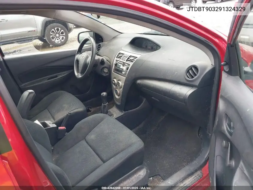 2009 Toyota Yaris VIN: JTDBT903291324329 Lot: 42642208