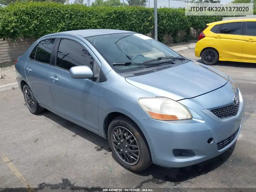 2010 Toyota Yaris VIN: JTDBT4K32A1373020 Lot: 42246710