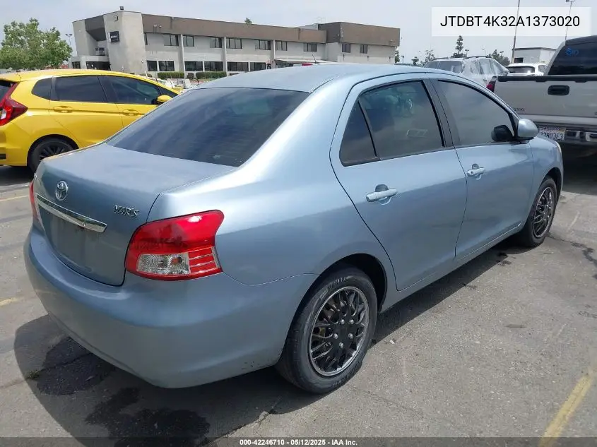 2010 Toyota Yaris VIN: JTDBT4K32A1373020 Lot: 42246710