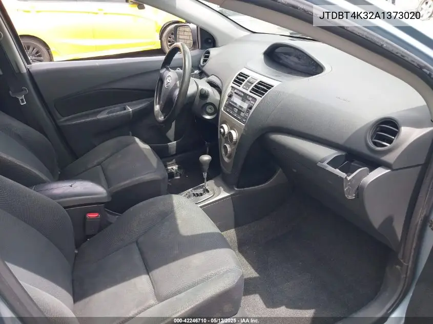 2010 Toyota Yaris VIN: JTDBT4K32A1373020 Lot: 42246710