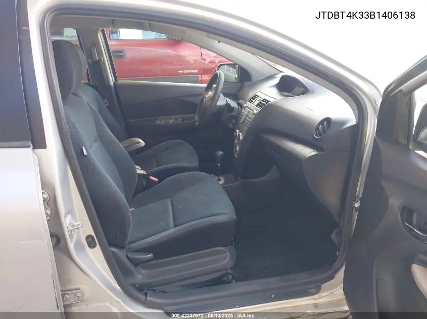 jtdbt4k33b1406138 JTDBT4K33B1406138 2011 Toyota Yaris