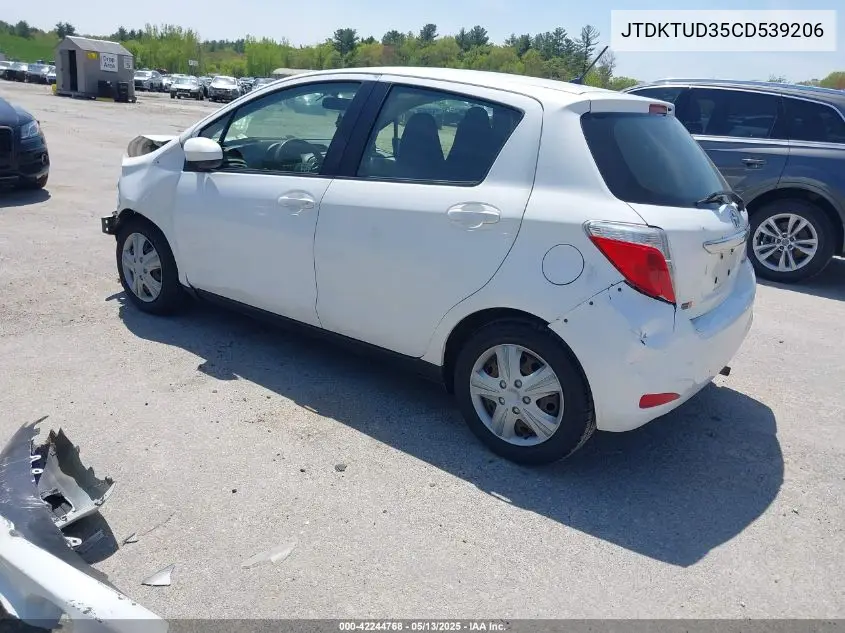 2012 Toyota Yaris Le VIN: JTDKTUD35CD539206 Lot: 42244768