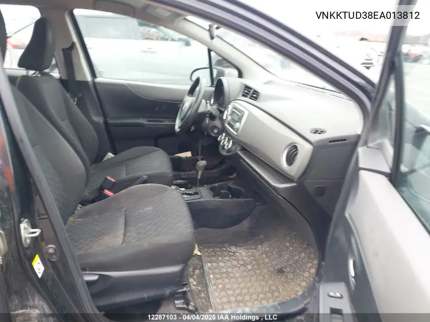 2014 Toyota Yaris Le VIN: VNKKTUD38EA013812 Lot: 12287103