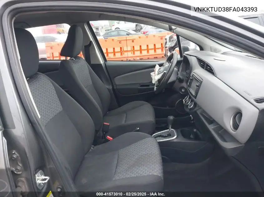 2015 Toyota Yaris Le VIN: VNKKTUD38FA043393 Lot: 41573010
