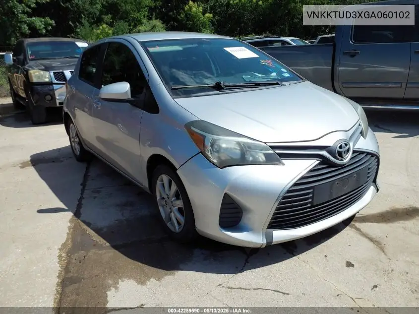 vnkktud3xga060102 VNKKTUD3XGA060102 2016 Toyota Yaris Le