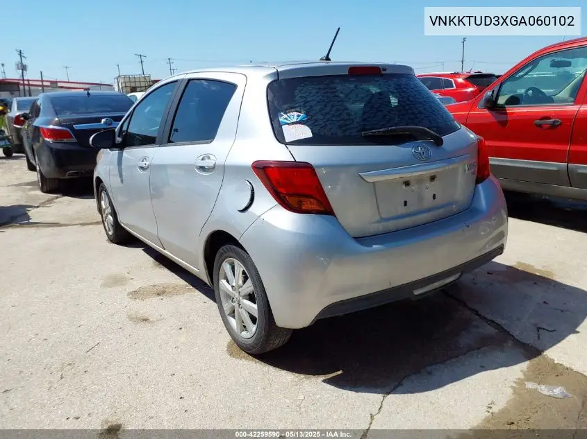 vnkktud3xga060102 VNKKTUD3XGA060102 2016 Toyota Yaris Le