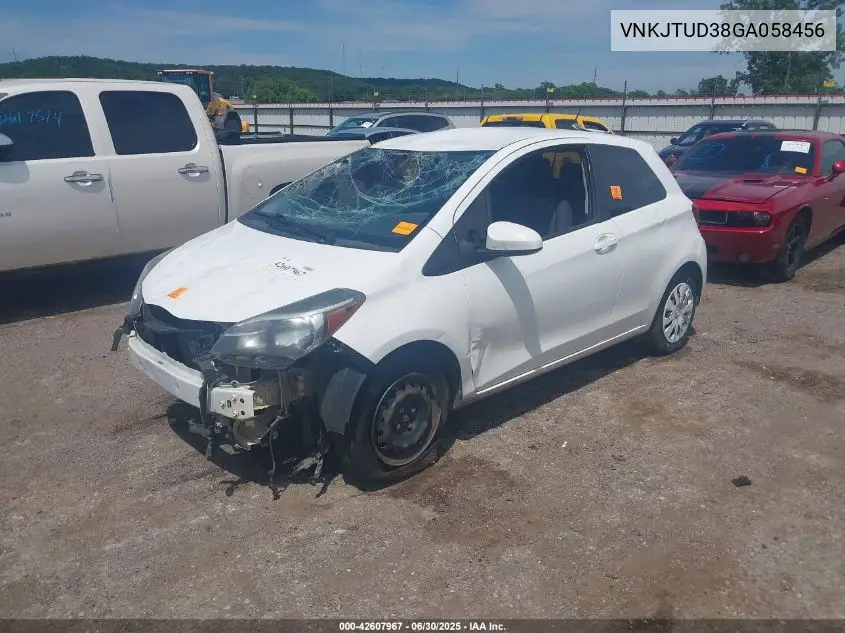 2016 Toyota Yaris L VIN: VNKJTUD38GA058456 Lot: 42607967